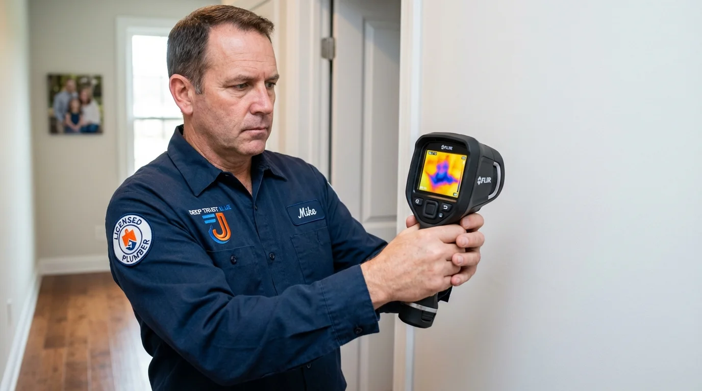 Thermal imaging leak detection by Johns Plumbing LLC in Monahans
